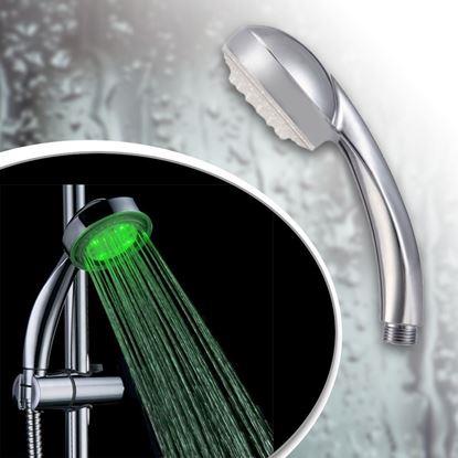 Obraz Kolorowy prysznic z oświetleniem LED