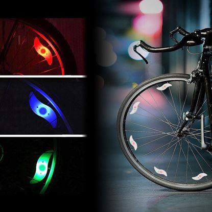Obraz Lampka LED na szprychy rowerowe (śmigło) 2 szt.