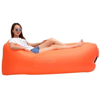 Obrazek z Nadmuchiwana Lazy Bag - dwuwarstwowa - pomarańczowa