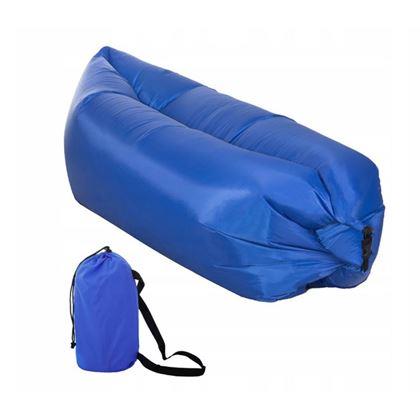 Obrazek z Nadmuchiwana Lazy Bag - dwuwarstwowa - niebieska