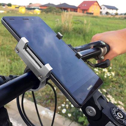 Obrazek z Obrotowy uchwyt na telefon komórkowy do roweru
