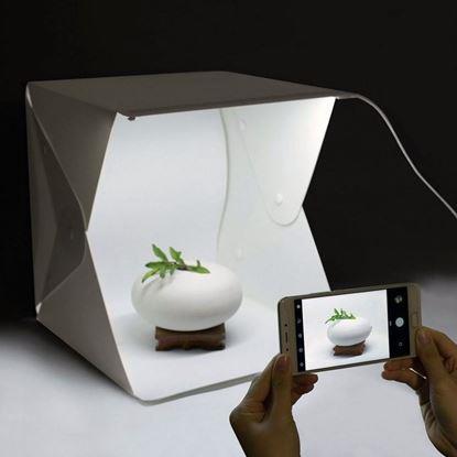 Obraz Mini fotobox z oświetleniem LED