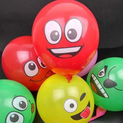 Obrazek z Balony z twarzą 10 szt