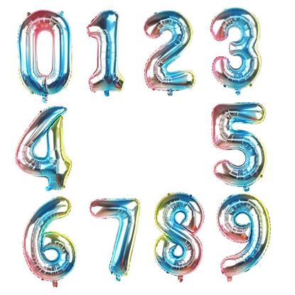 Obraz Nadmuchiwane baloniki numery