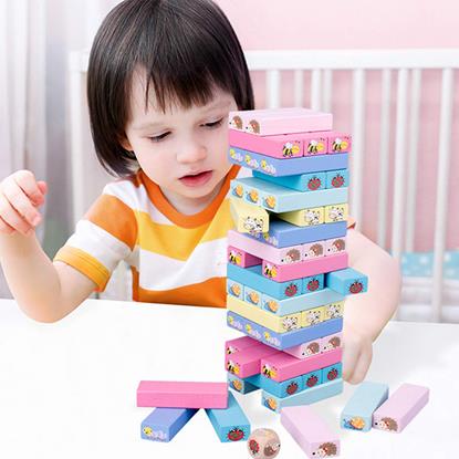 Obraz Dziecięca zabawka- drewniania wieża