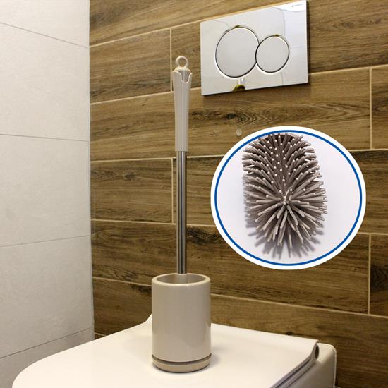 Obrazek z Szybkoschnąca szczotka do WC - brązowa