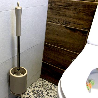 Obrazek z Szybkoschnąca szczotka do WC - brązowa