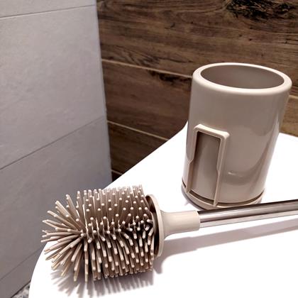 Obrazek z Szybkoschnąca szczotka do WC - brązowa