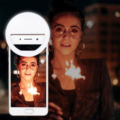 Obrazek z Lampka LED do selfie na telefon komórkowy
