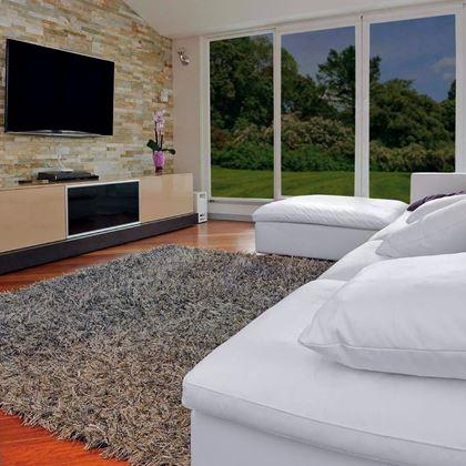 Obrazek z Folia lustrzana na okna 200 cm – czarna