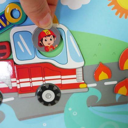Obrazek z Magnetyczne pudełko - środki transportu