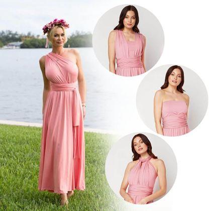 Obrazek z Uniwersalna sukienka – różowa