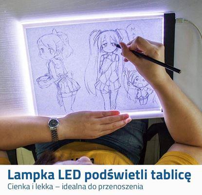 Obraz Podświetlana tablica LED do odrysowywania