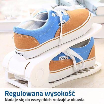 Obrazek z Plastikowy organizer na buty - biały