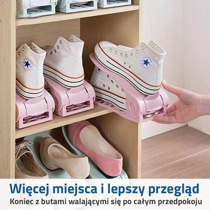 Obrazek z Plastikowy organizer na buty - biały