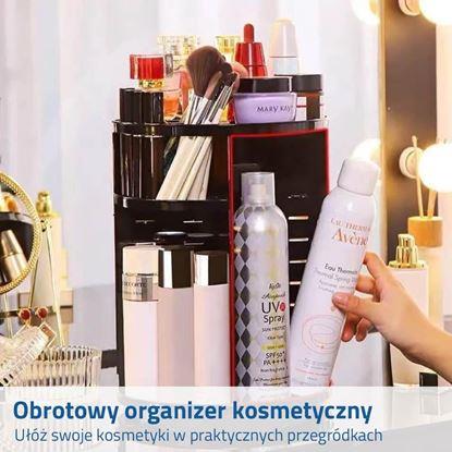 Obraz Obrotowy organizer na kosmetyki