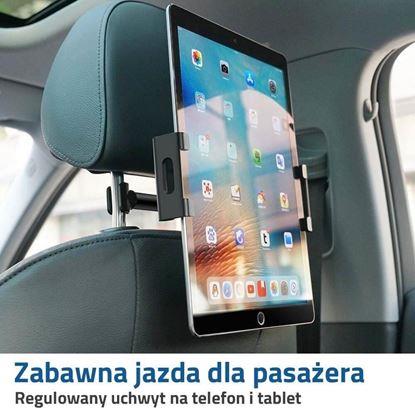 Obraz Uchwyt na telefon komórkowy/tablet do oparcia siedzenia