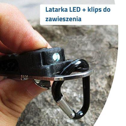 Obrazek z Brelok z oświetleniem LED - śrubokręt/otwieracz