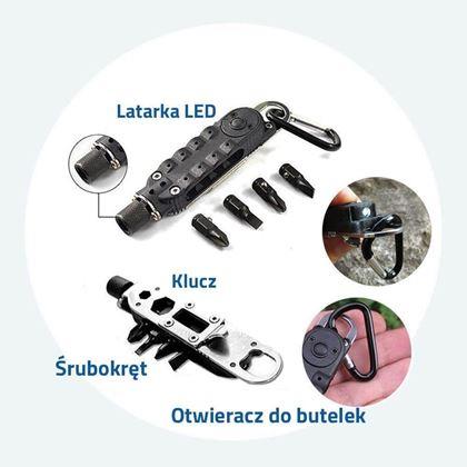 Obrazek z Brelok z oświetleniem LED - śrubokręt/otwieracz