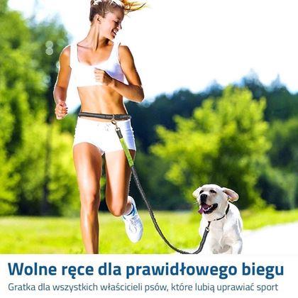 Obrazek z Wielofunkcyjna smycz do biegania z psem