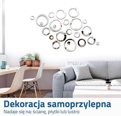 Obrazek z Naklejki na ścianę / lustro - kręgi