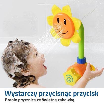 Obrazek z Prysznic do wanny - słonecznik