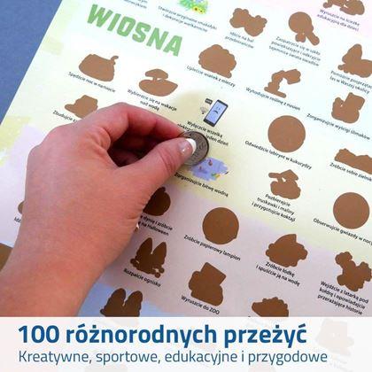 Obrazek z Plakat zdrapka - 100 rzeczy, które musisz zrobić z dziećmi