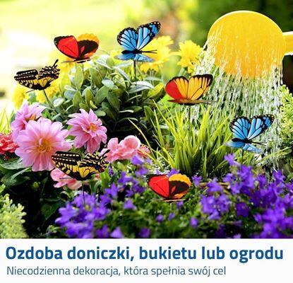 Obraz Ozdoba do doniczki 24 szt. – motyl