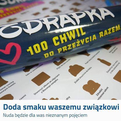 Obraz Plakat zdrapka - 100 rzeczy do zrobienia w parze