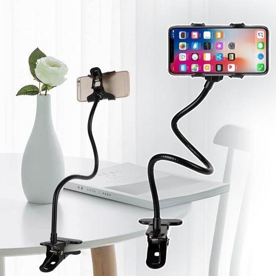 Obrazek z Elastyczny uchwyt stołowy na smartfon