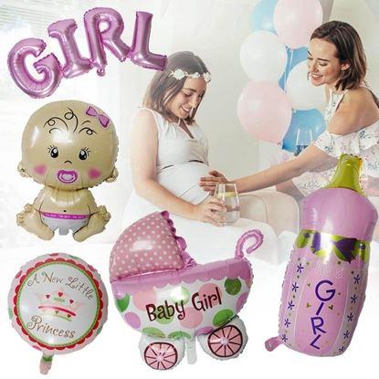 Obraz Foliowe balony na Baby Shower 5 szt.