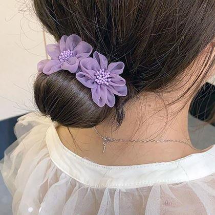 Obrazek z Spinka do włosów kwiaty - fioletowa