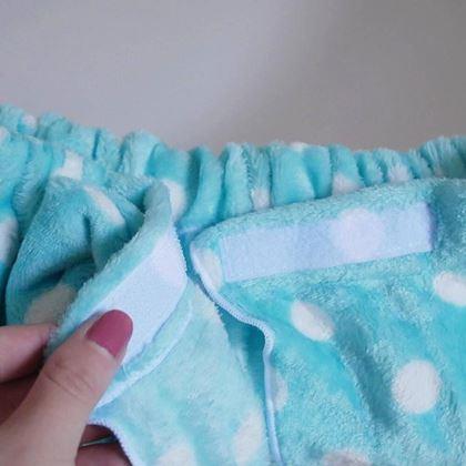 Obrazek z Sukienka ręcznikowa - zestaw kąpielowy - jasnoniebieska