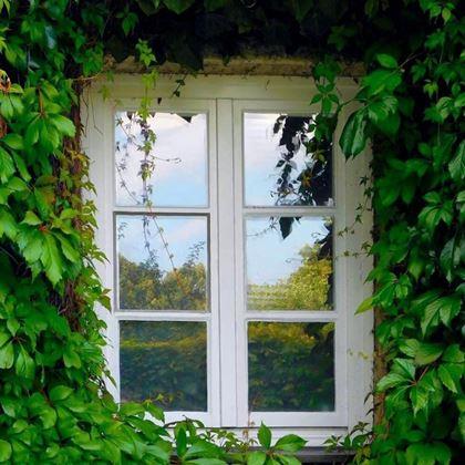Obrazek z Folia lustrzana na okna – szara