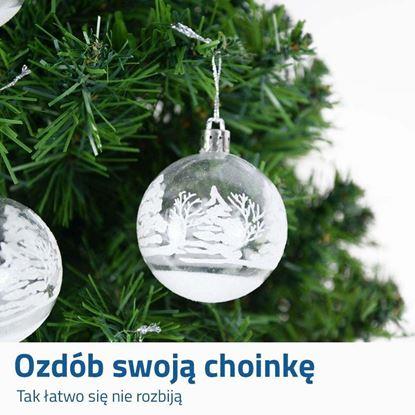 Obraz Ozdoby świąteczne - 6 sztuk, przezroczyste