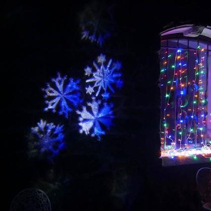 Obrazek z Projektor LED na zewnątrz 16 motywów