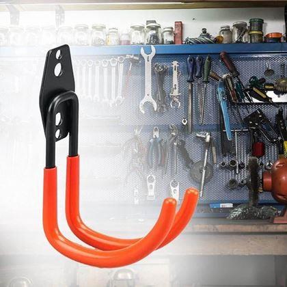 Obrazek z Metalowy wieszak ścienny, gumowany – M