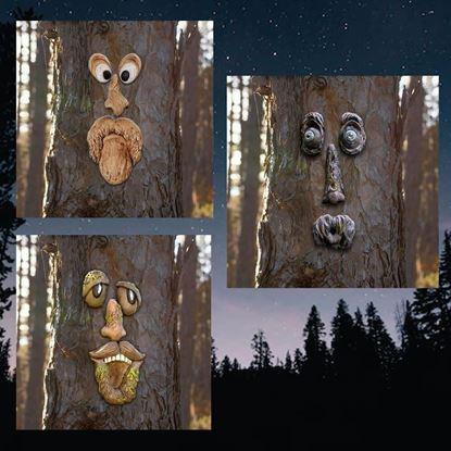 Obraz Dekoracja na drzewo - twarz