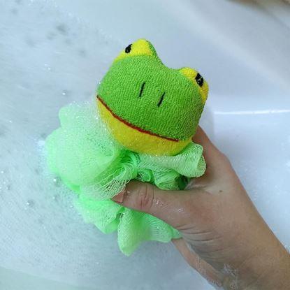 Obraz Gąbka do kąpieli żabka