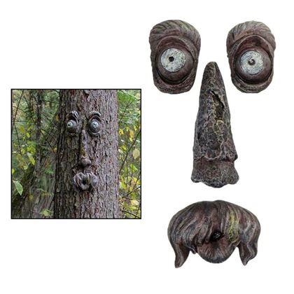 Obrazek z Dekoracja na drzewo - wystraszona twarz