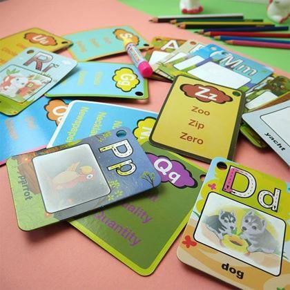 Obrazek z Malowanie wodą - angielski alfabet 26 szt