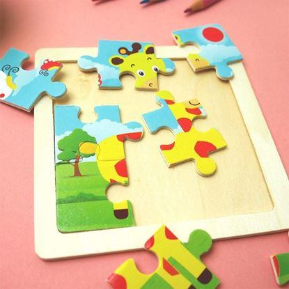 Obraz Drewniane puzzle dla dzieci 