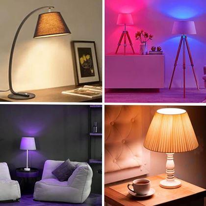 Obrazek z Żarówka LED RGB ze sterownikiem - 16 kolorów