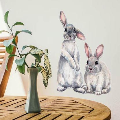 Obraz Naklejka na ścianę - króliczki