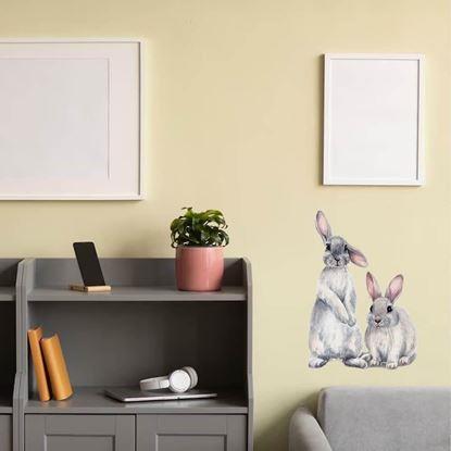 Obraz Naklejka na ścianę - króliczki