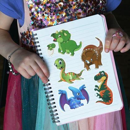 Obrazek z Naklejki dla dzieci - dinozaury
