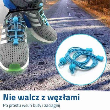 Obrazek z Easy sznurówki - niebieskie