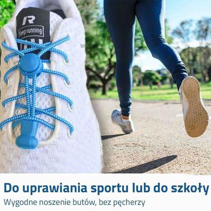 Obrazek z Easy sznurówki - niebieskie