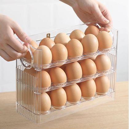 Obrazek z Trzypoziomowy stojak na jajka