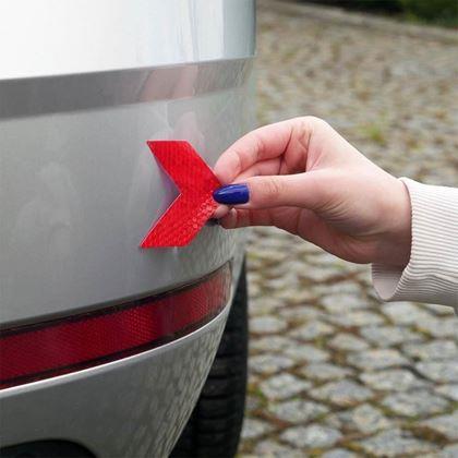 Obrazek z Naklejki samoprzylepne na samochód - strzałki czerwone